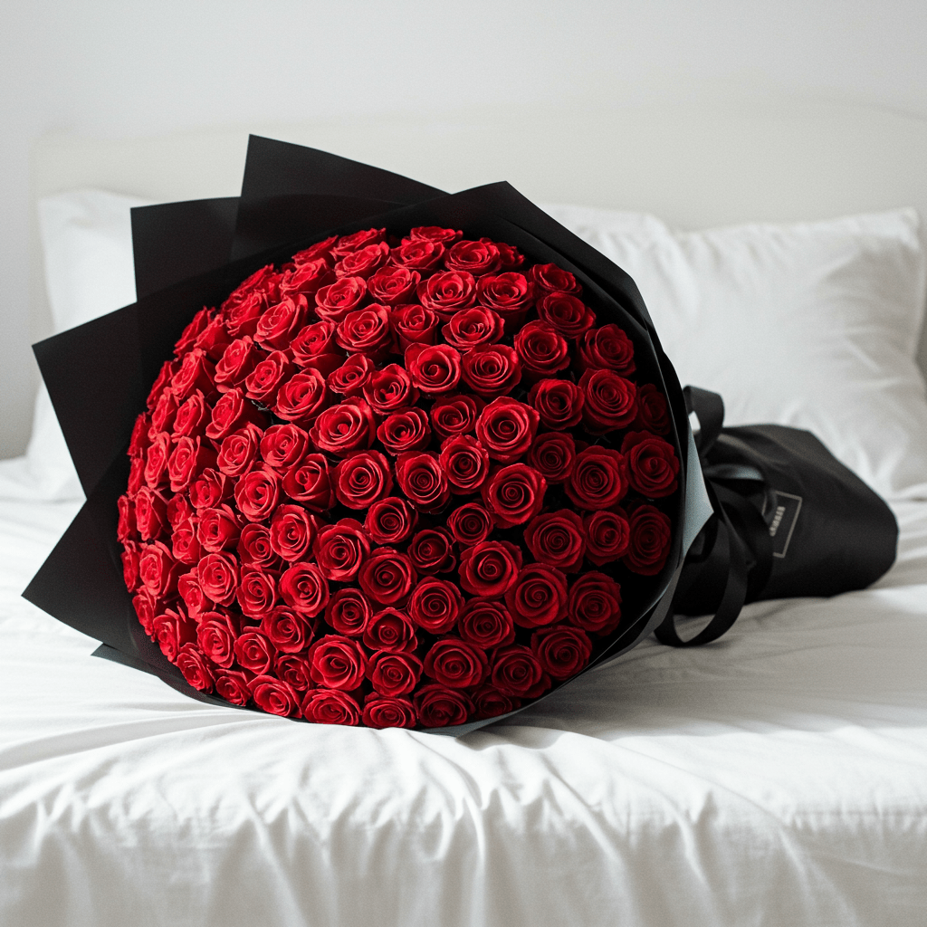 100 Rose D'Amore (colore a scelta) - DELUXY