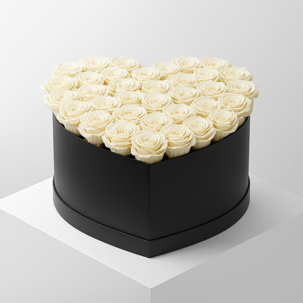 Cappelliera Cuore Rose Bianche - DELUXY