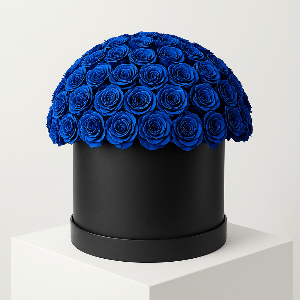 Cappelliera Rose Blu - DELUXY