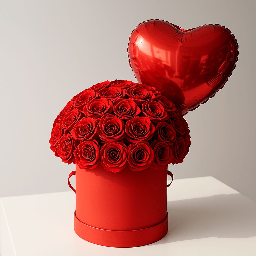 Cappelliera Rose e Palloncino RED - DELUXY