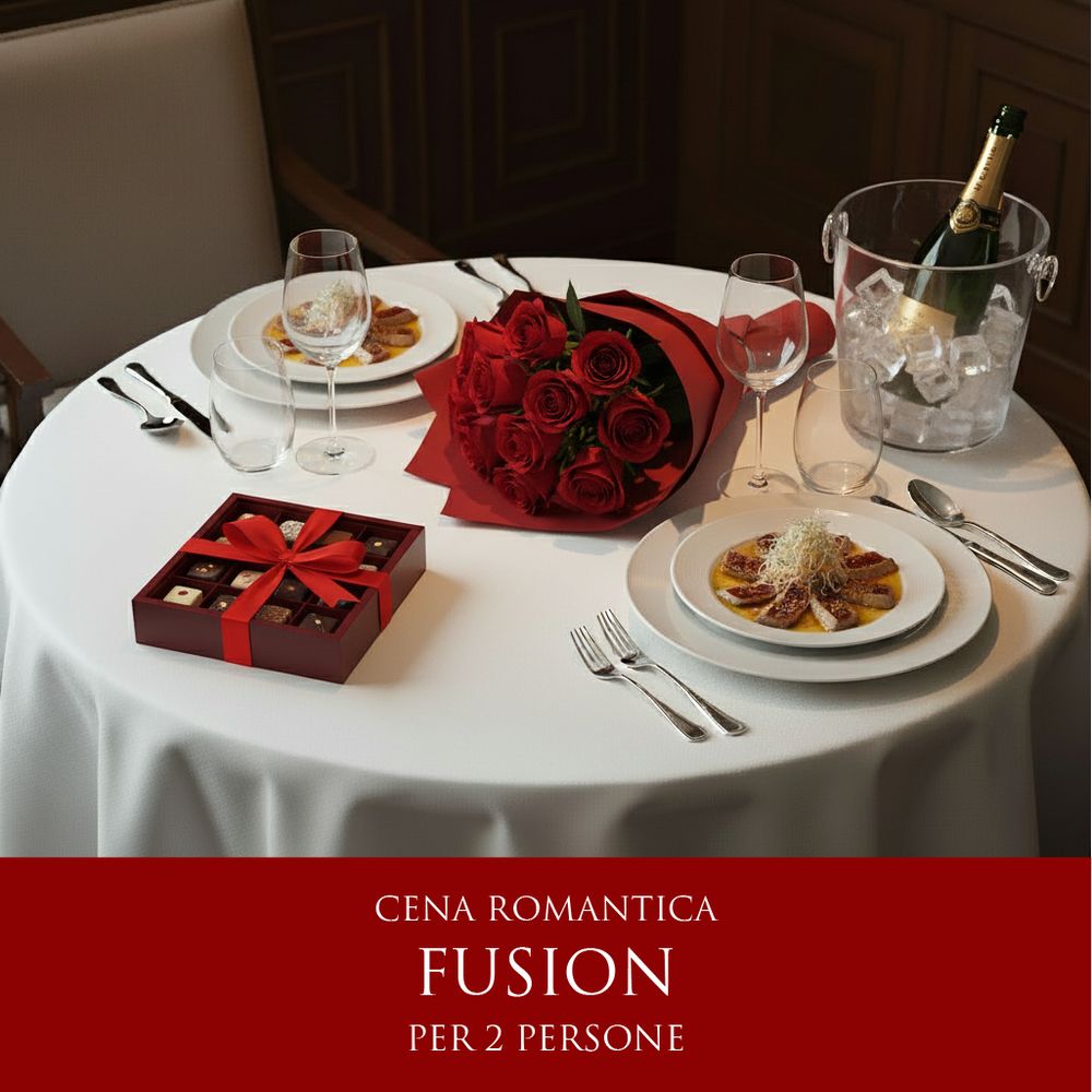 Cena Romantica Fusion - Menù Carne (2 Persone) - DELUXY