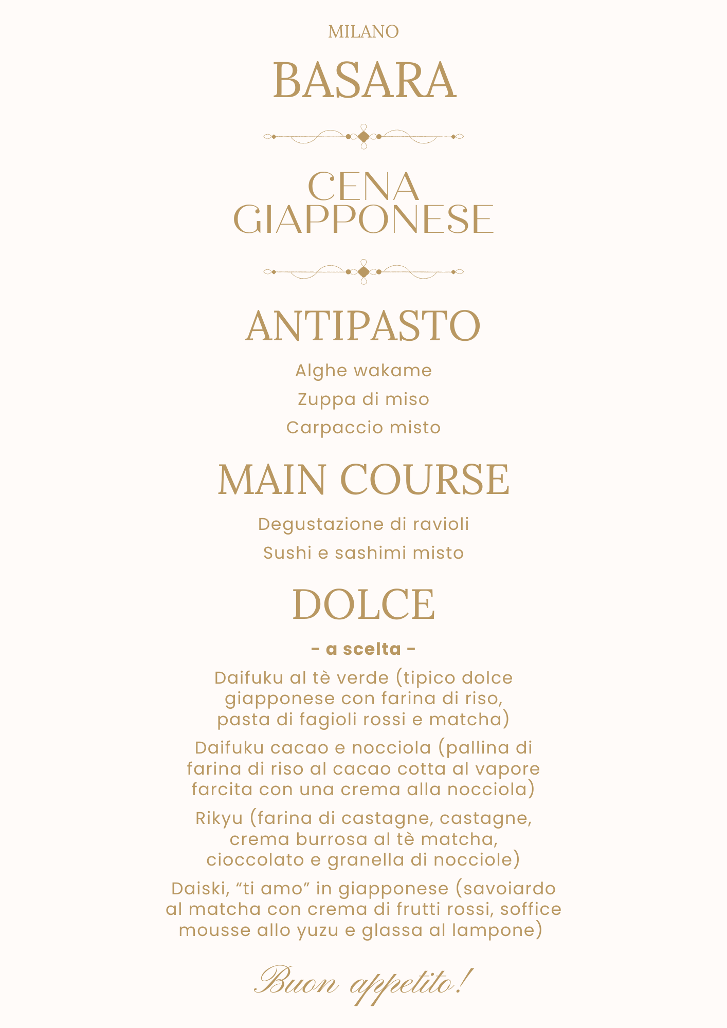 Cena Romantica Giapponese - Menù Sushi (2 Persone) - DELUXY