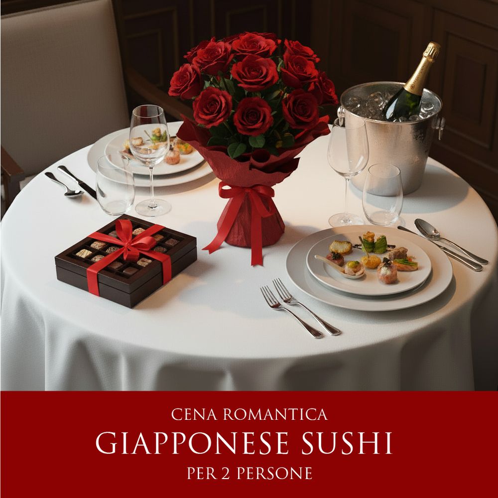 Cena Romantica Giapponese - Menù Sushi (2 Persone) - DELUXY