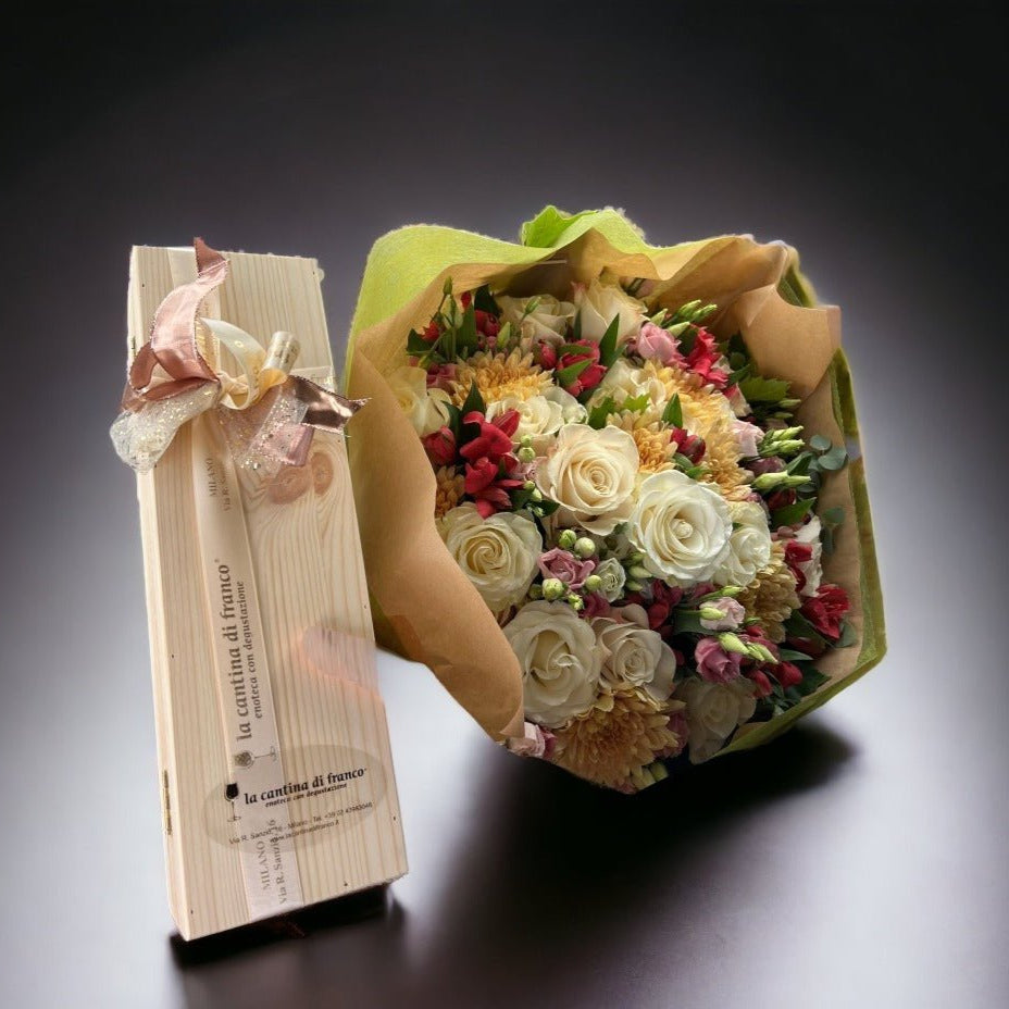King Flower con Champagne - DELUXY