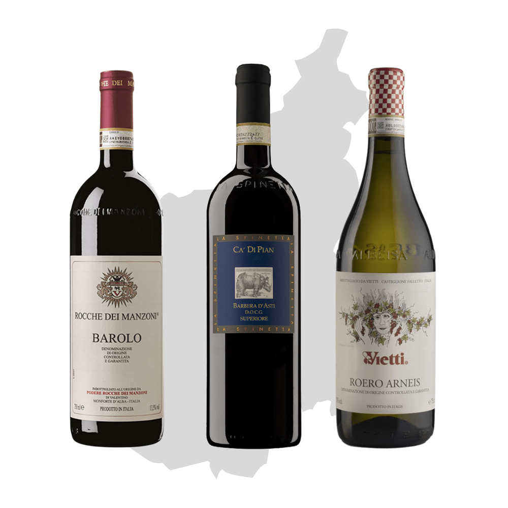 Piemonte - Tris di Vini - DELUXY