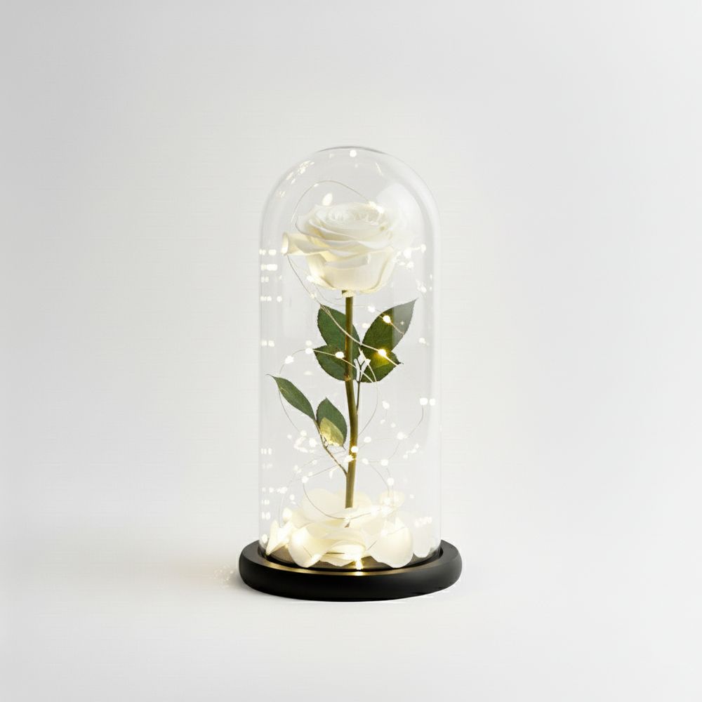 Rosa Eterna Bianca - DELUXY