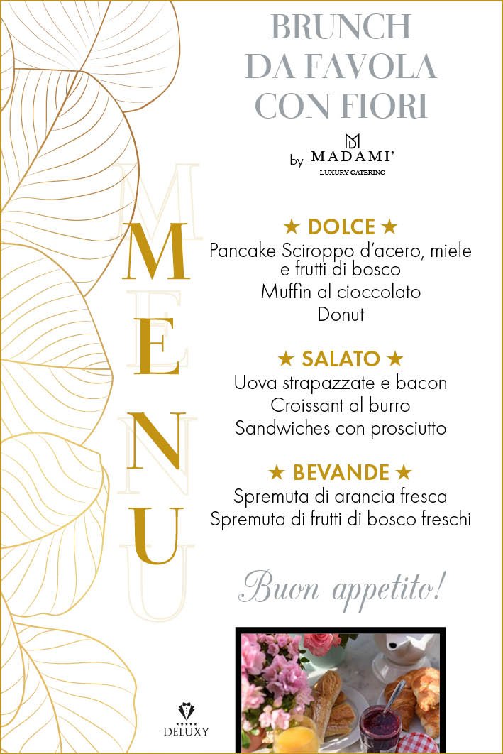 Brunch da Favola con Fiori (per famiglie) - DELUXY