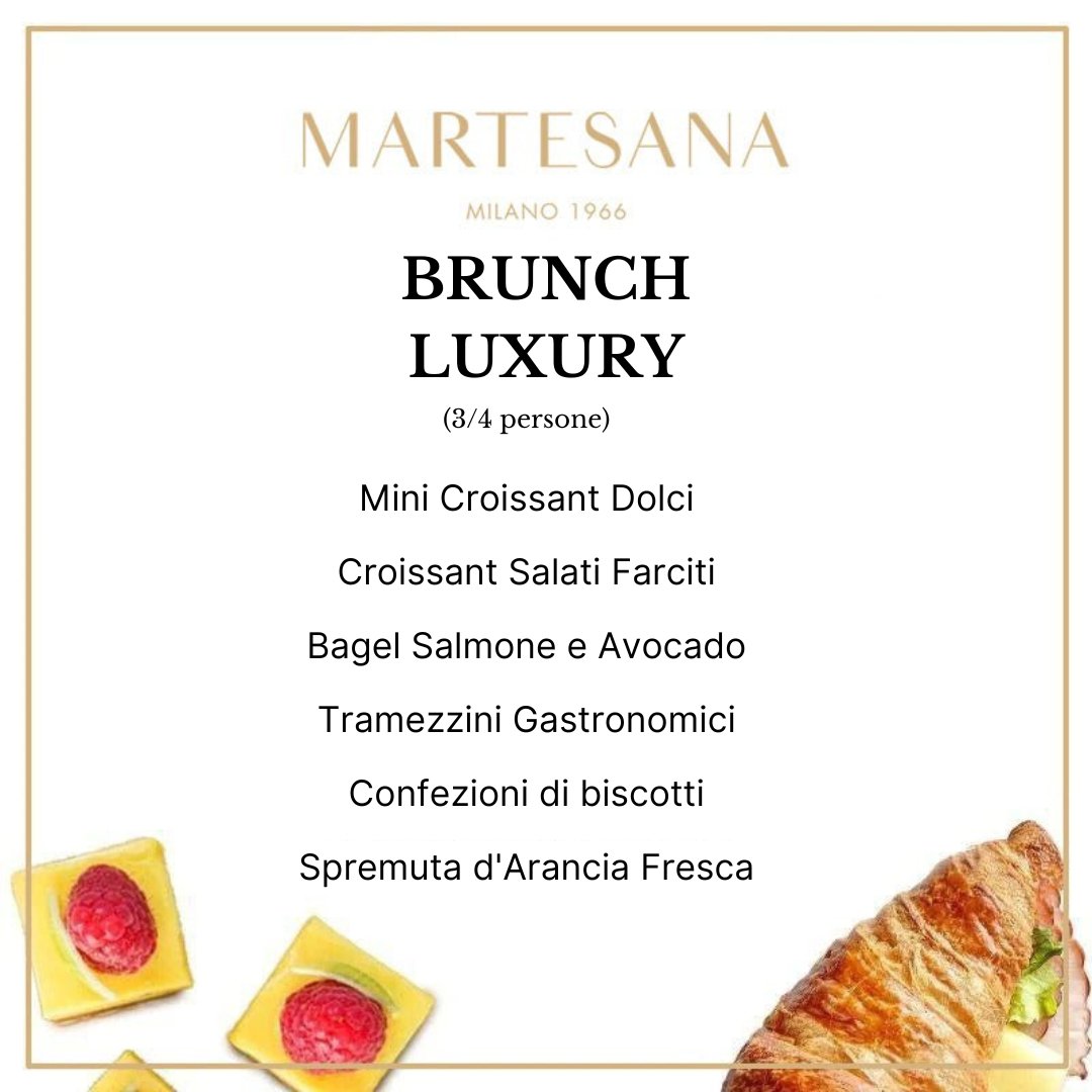 Brunch Luxury - Martesana (3/4 Persone) - DELUXY