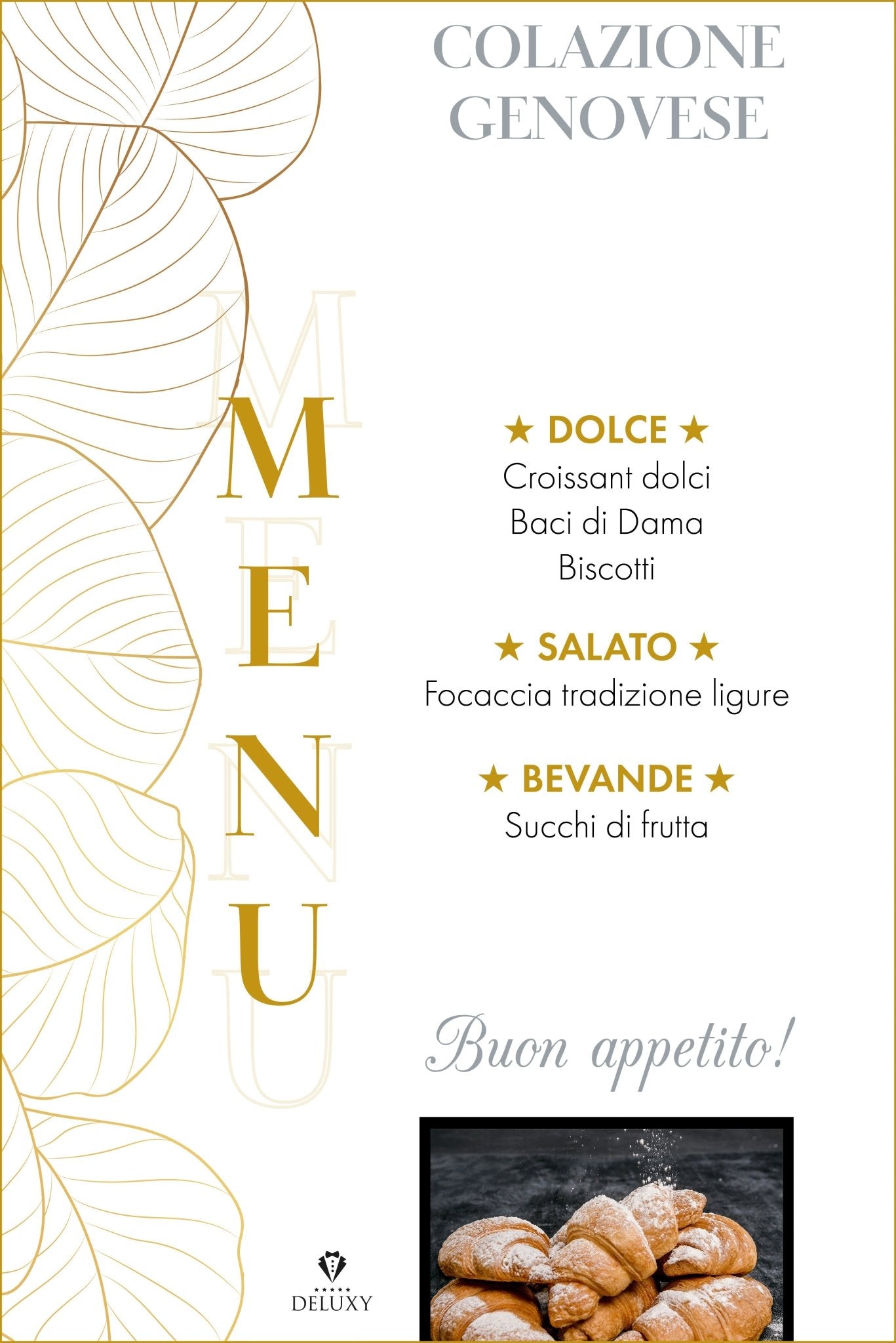 Colazione Ligure (2 Persone) - DELUXY