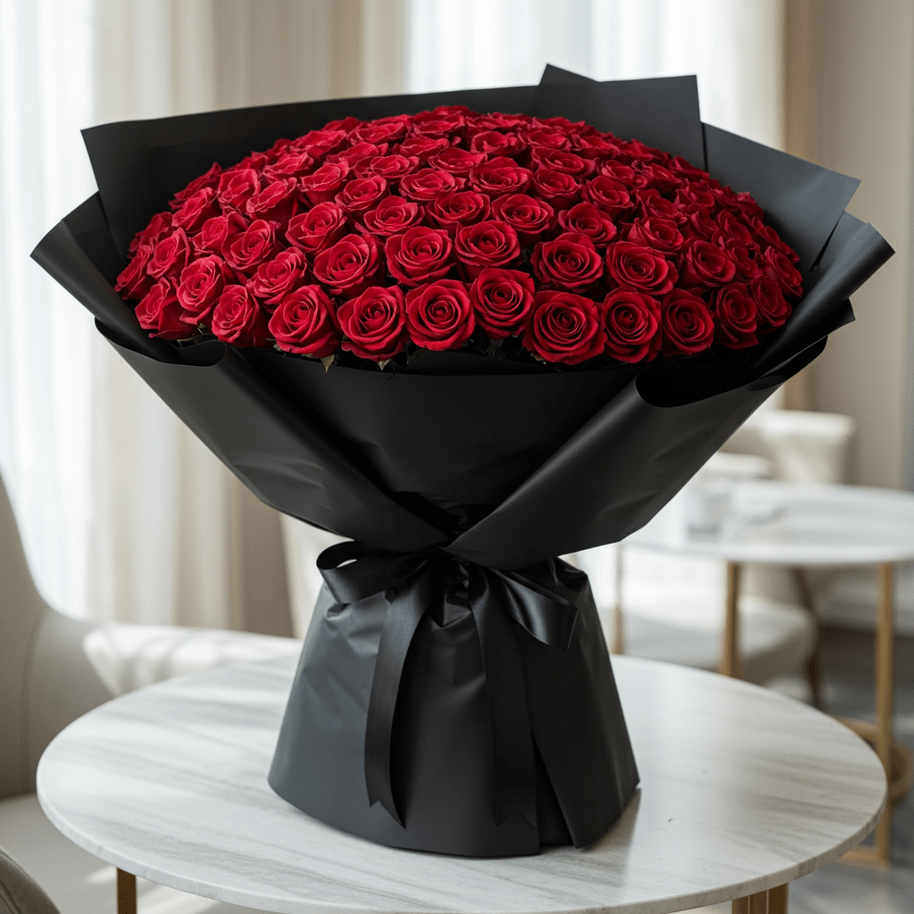 100 Rose D'Amore (colore a scelta) - DELUXY