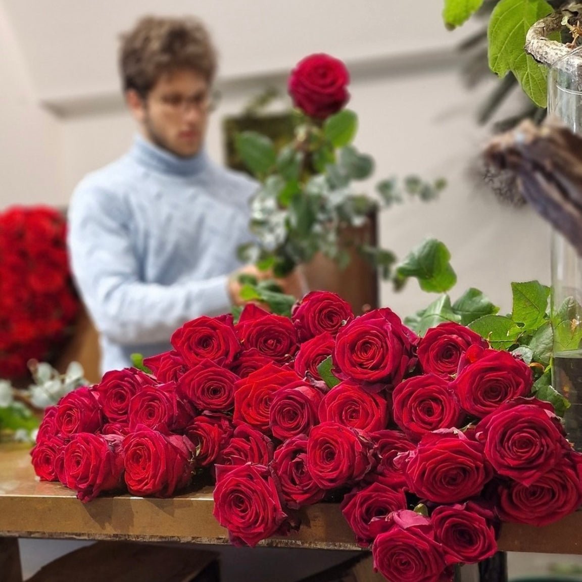 25 Praline e 25 Rose Rosse - DELUXY