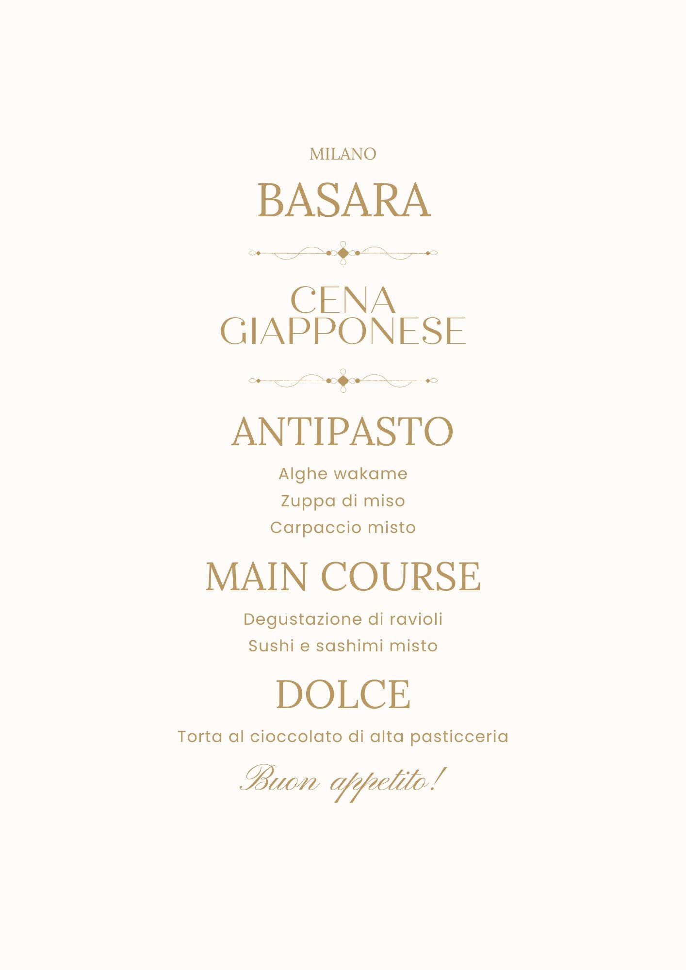 Japanese Birthday Dinner - Sushi Menu (2 People)