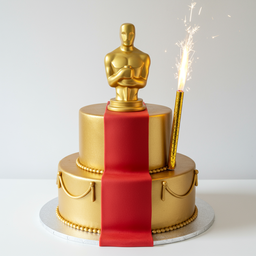 Set Red Carpet - Bouquet, Torta e Palloncini