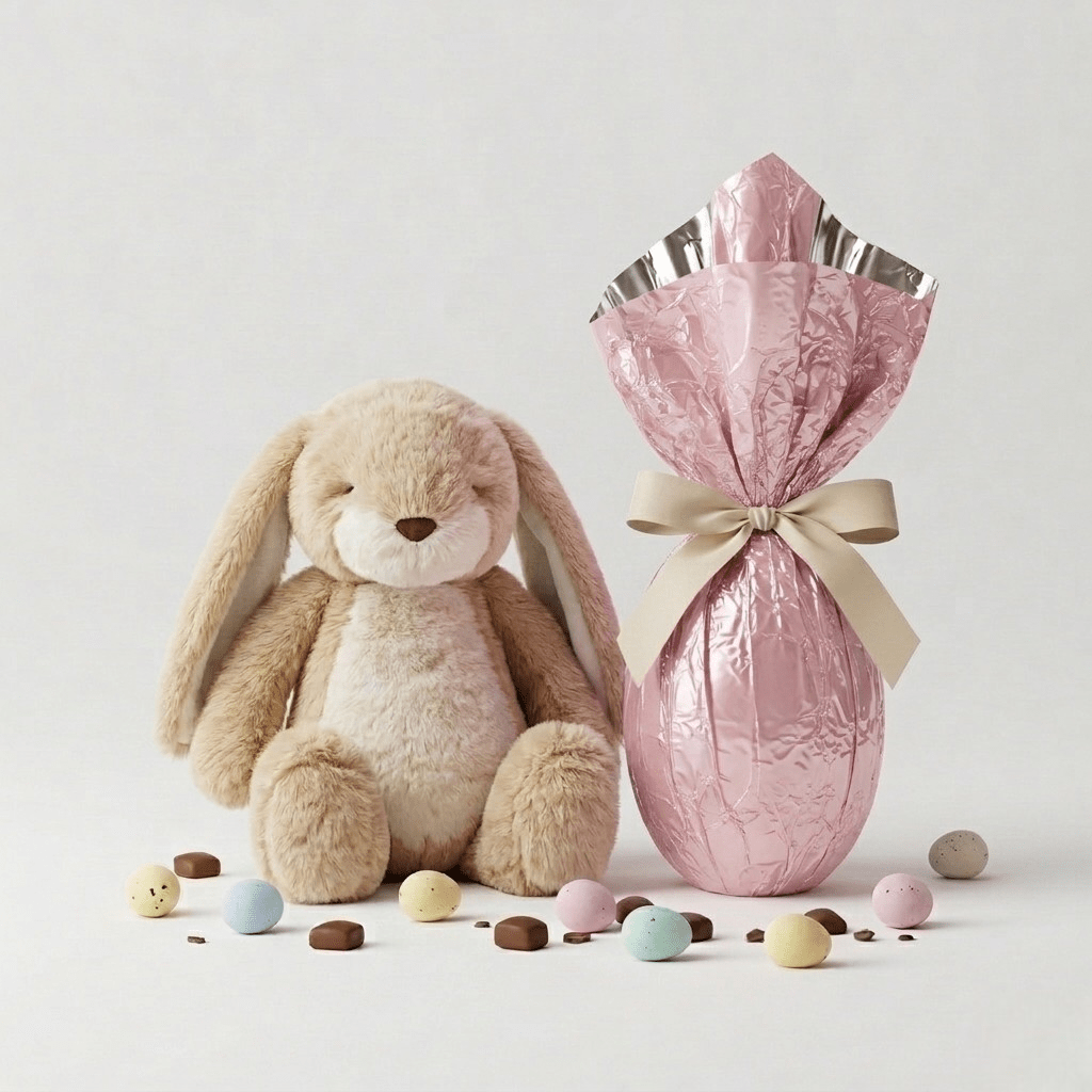 Abbracci di Cioccolato - Peluche e Uovo di Pasqua - DELUXY