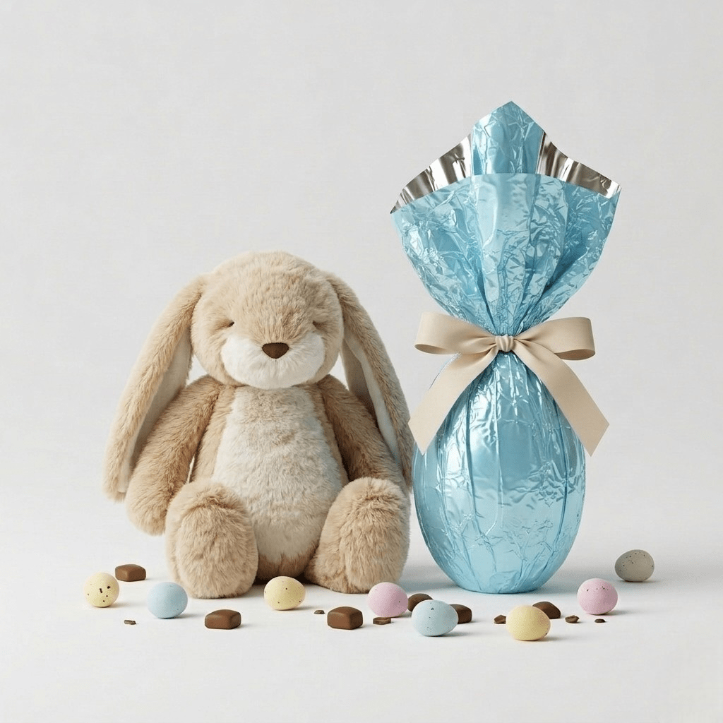 Abbracci di Cioccolato - Peluche e Uovo di Pasqua - DELUXY