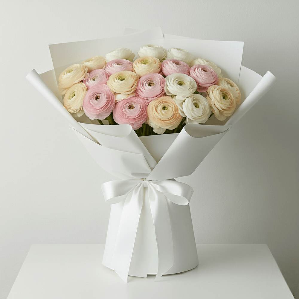 Bouquet Ranuncoli Carezza d'Inverno - DELUXY