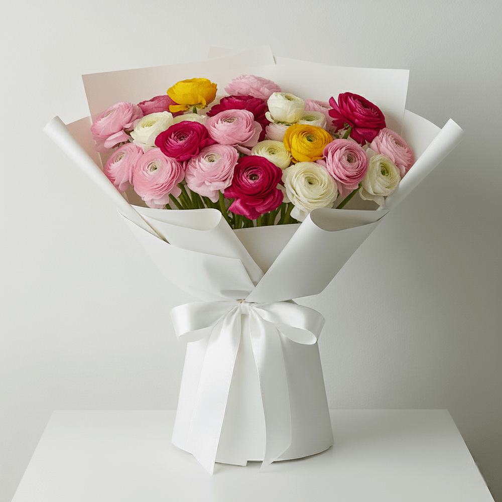 Bouquet Ranuncoli Colorati - DELUXY