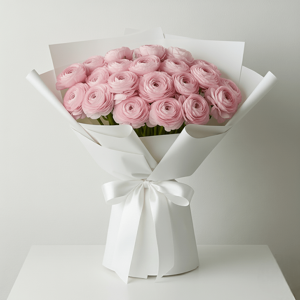 Bouquet Ranuncoli Rosa - DELUXY