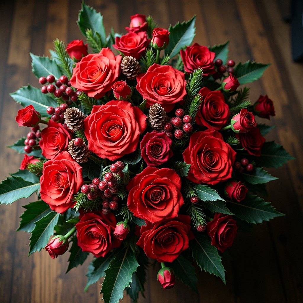 Bouquet Romantico Natale - DELUXY