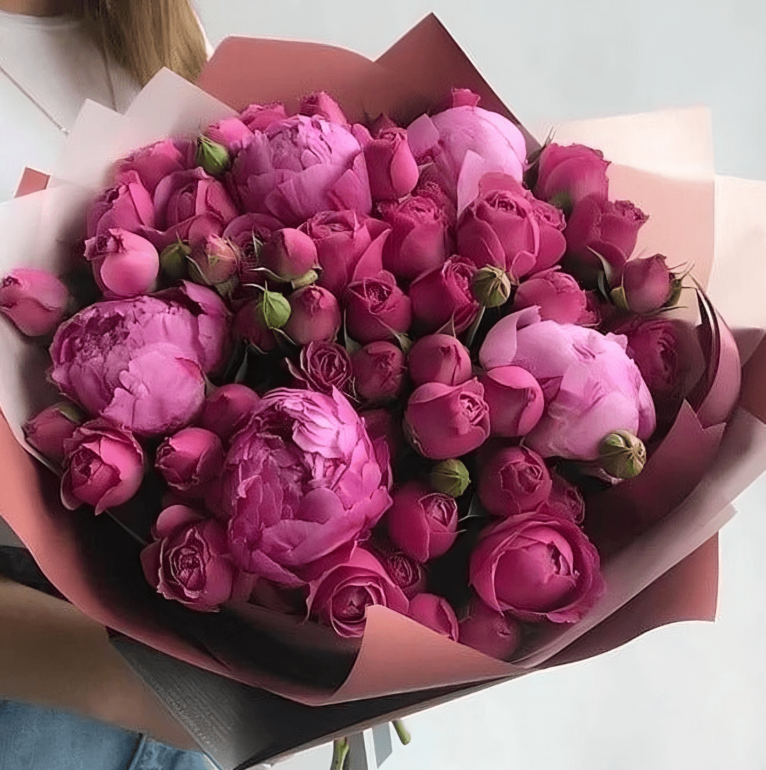 Bouquet Rose e Peonie - DELUXY