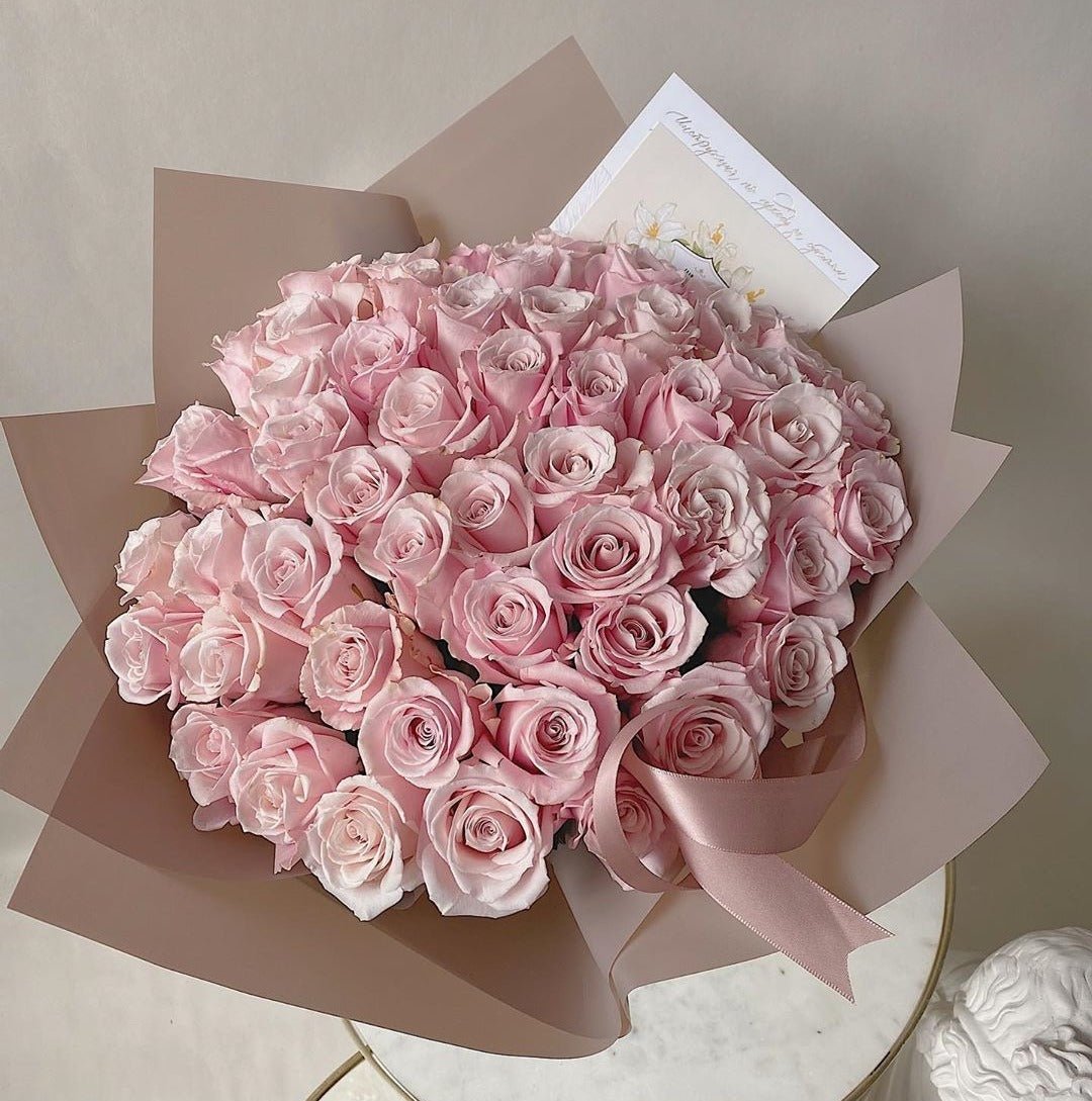 Pink Rose Bouquet – DELUXY