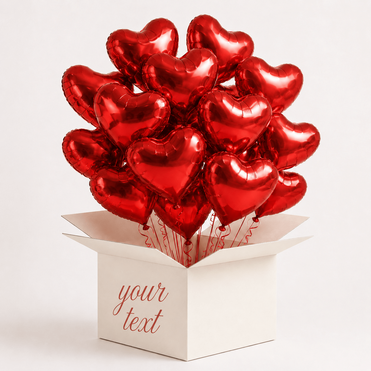 Box Sorpresa Palloncini Cuore - DELUXY