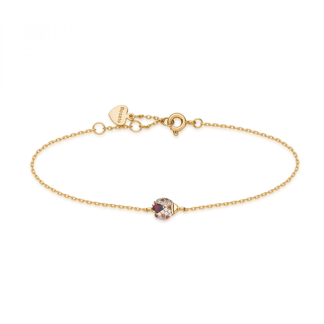 Bracciale Coccinella in Oro e Diamanti Rosato – Regali e accessori, Deluxy