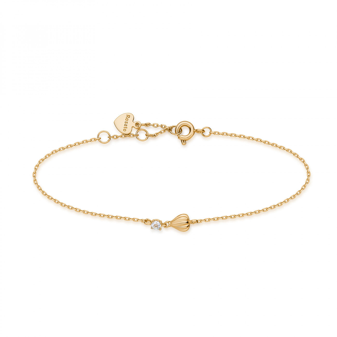 Bracciale Mongolfiera in Oro e Diamanti Rosato – Regali e accessori, Deluxy