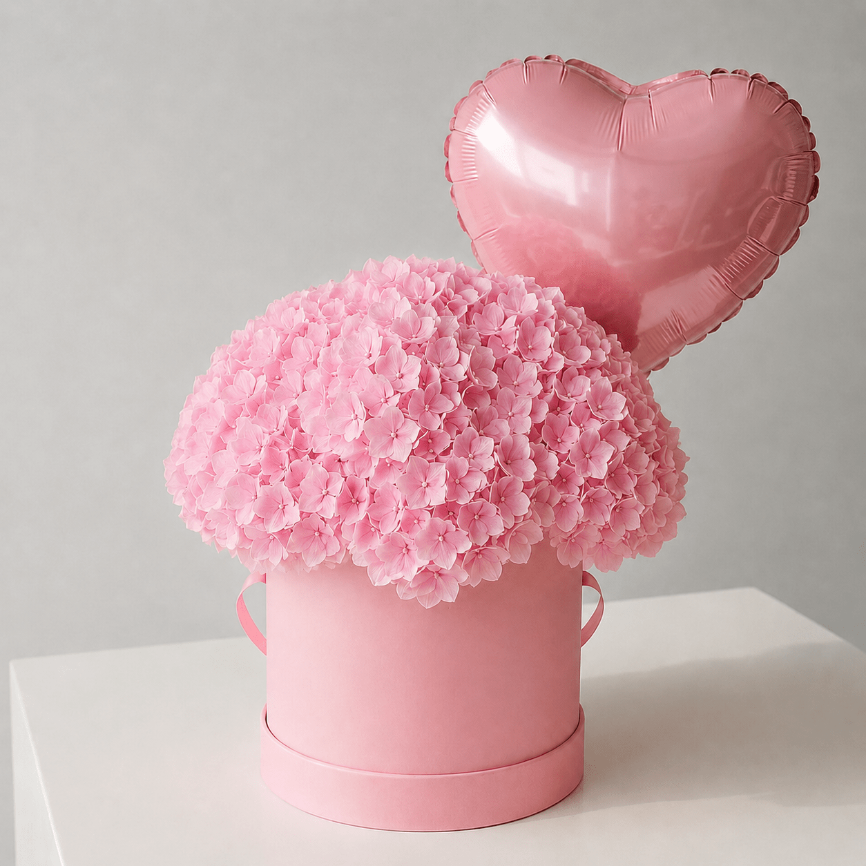 Cappelliera Ortensie e Palloncino Rosa - DELUXY