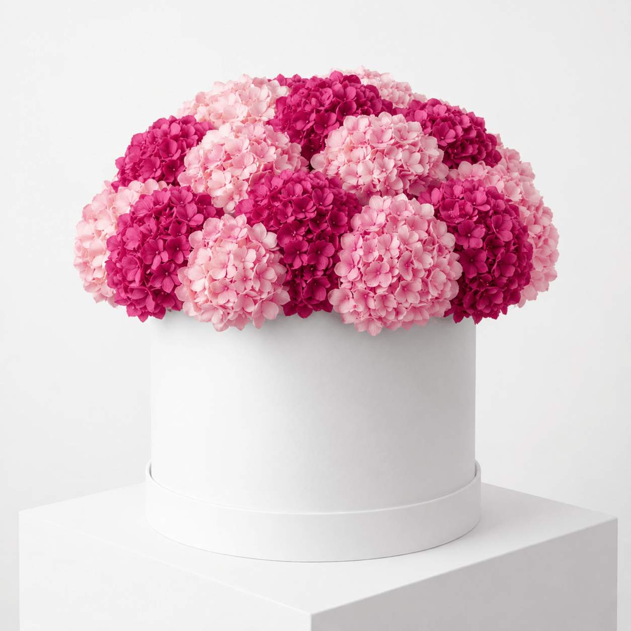 Cappelliera Ortensie Rosa e Fucsia - DELUXY