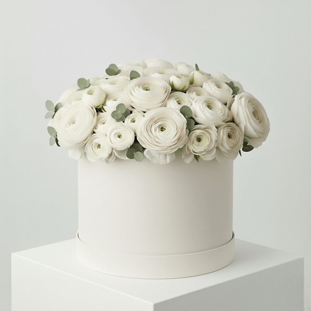 Cappelliera Ranuncoli Bianchi - DELUXY