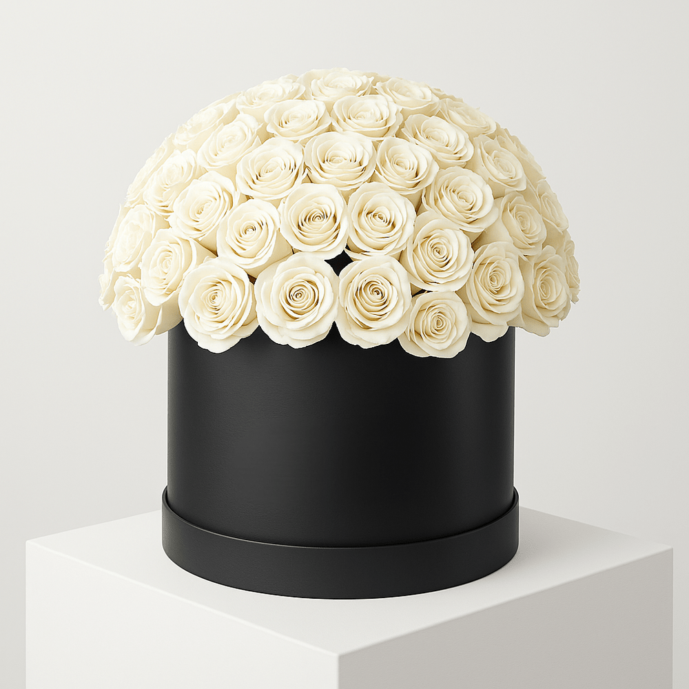 Cappelliera Rose Bianche - DELUXY