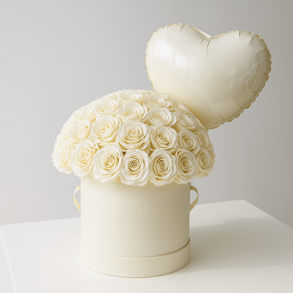 Cappelliera Rose e Palloncino WHITE – Fiori, Deluxy, vista 2