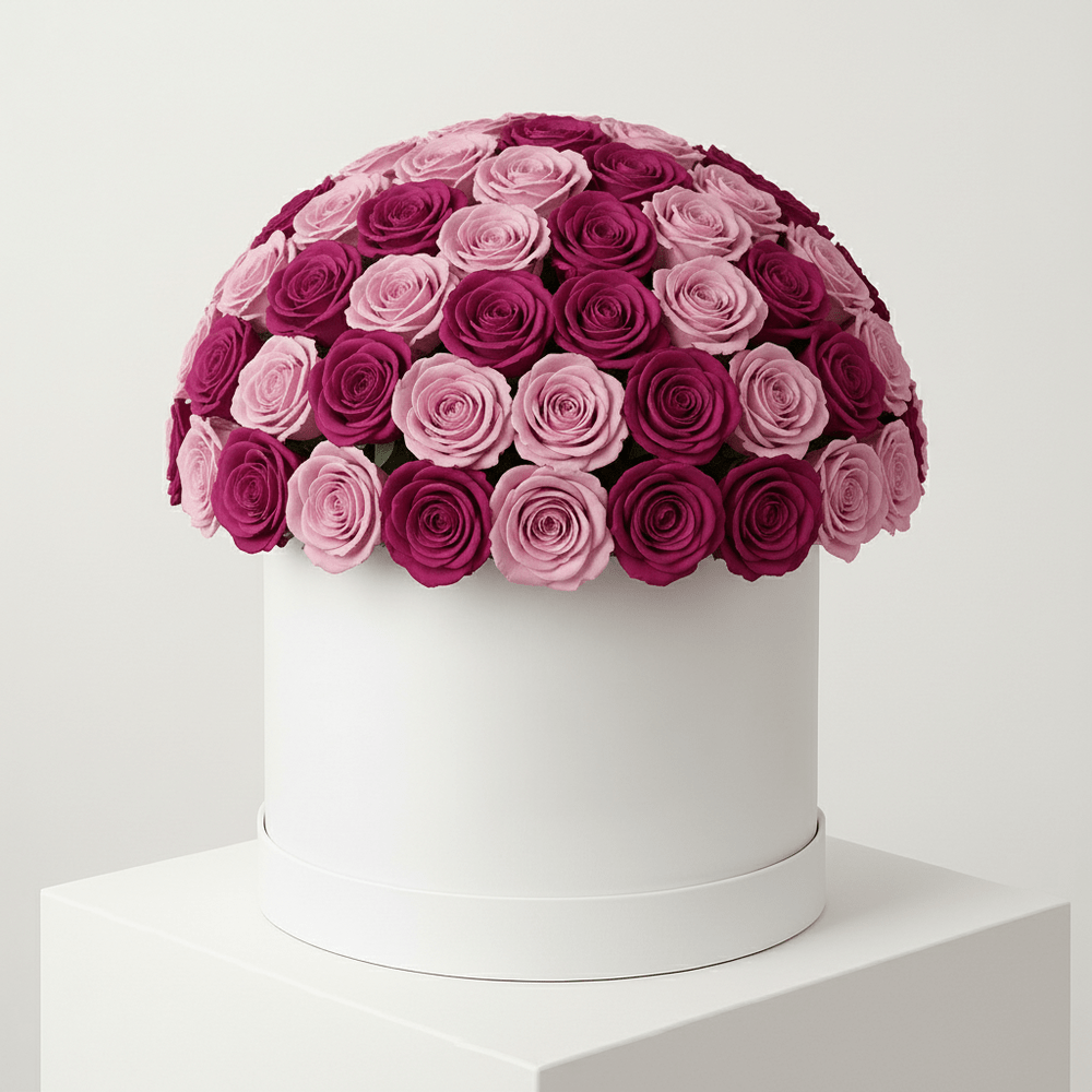 Cappelliera Rose Rosa e Viola - DELUXY