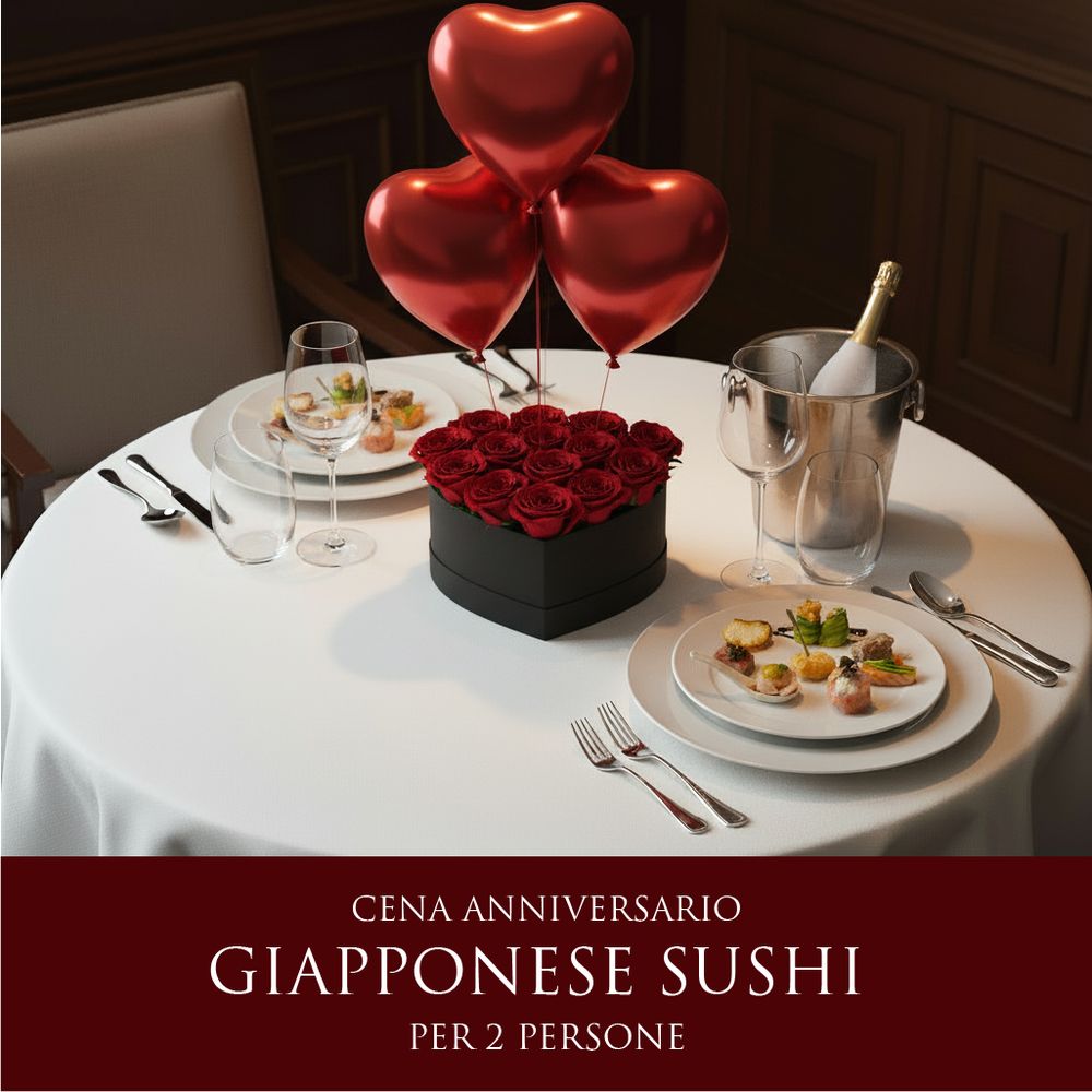 Cena Giapponese Anniversario - Menù Sushi (2 Persone) - DELUXY