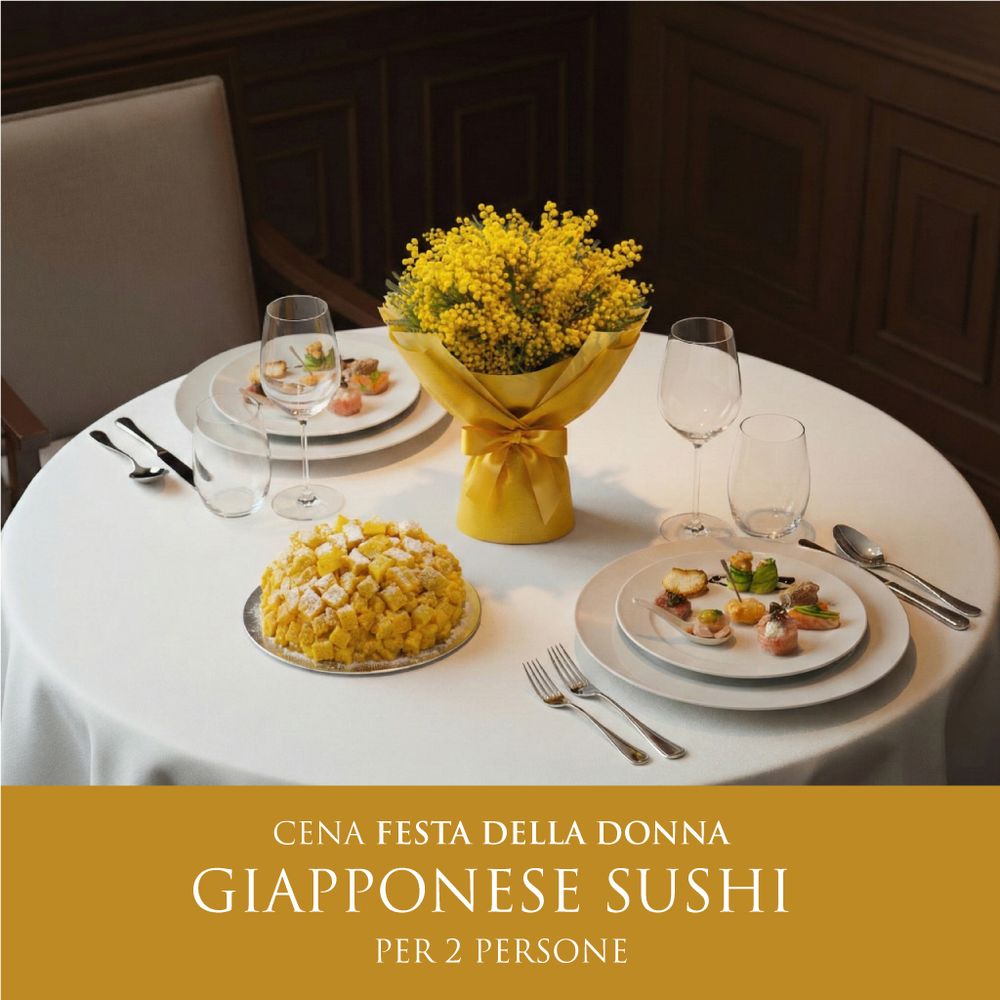 Cena Giapponese Festa della Donna - Menù Sushi (2 Persone) - DELUXY