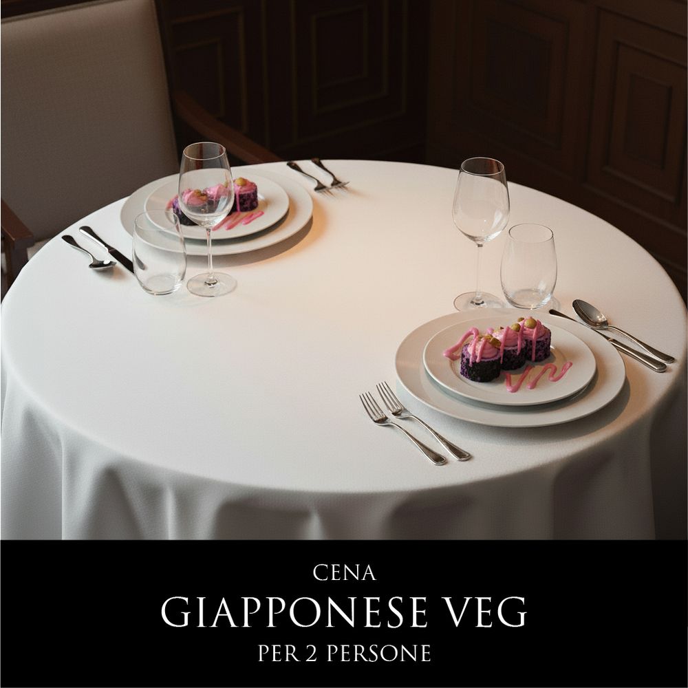 Cena Giapponese - Menù Vegan (2 Persone) - DELUXY