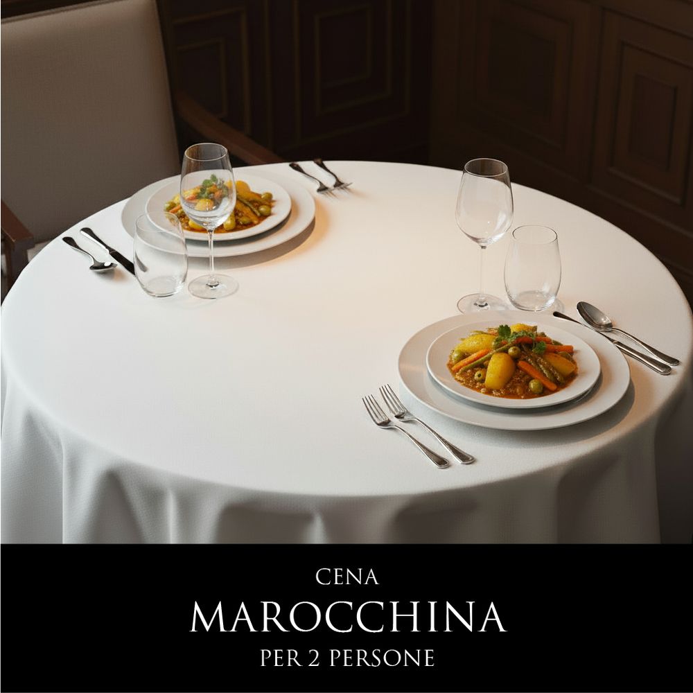 Cena Marocchina - Menù Carne/Pesce (2 Persone) - DELUXY