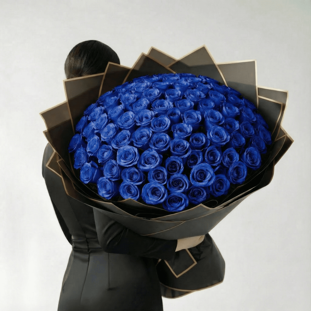 Cento Rose Blu – Fiori, Deluxy, vista 2