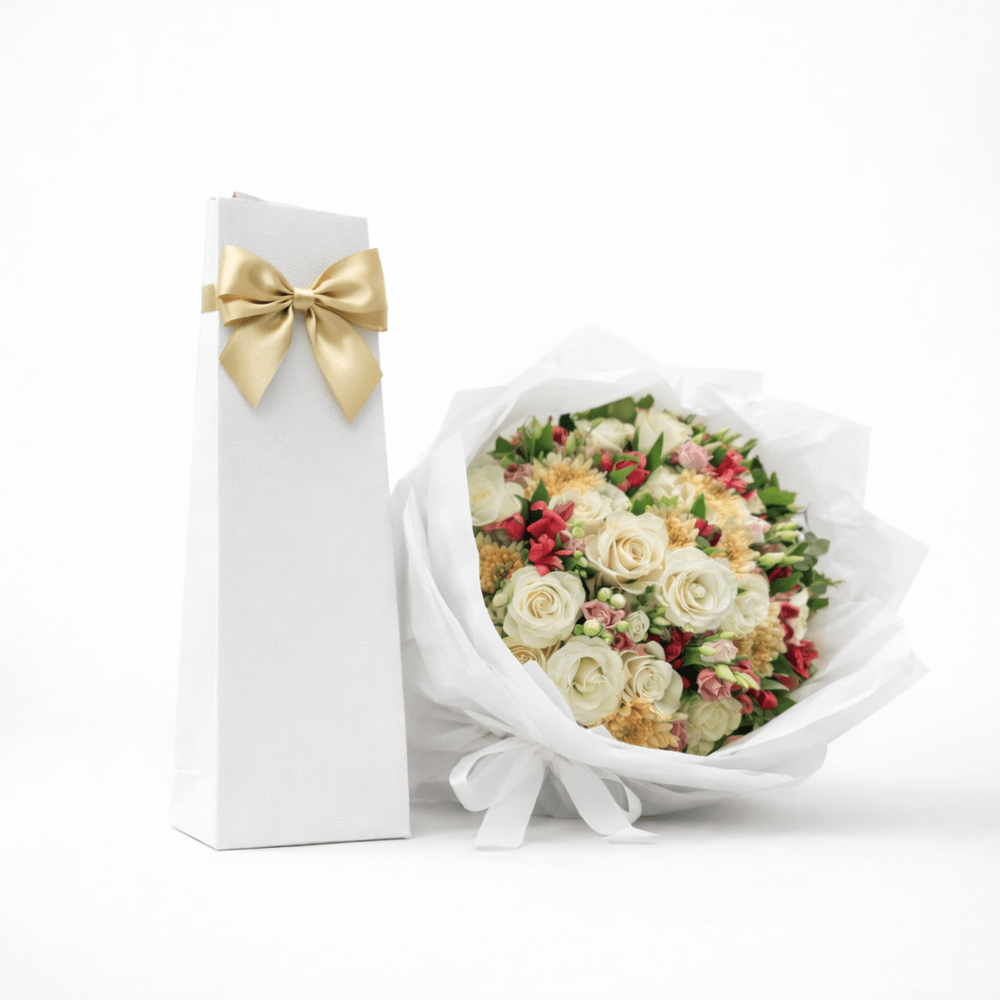 Champagne e Fiori di Stagione - DELUXY