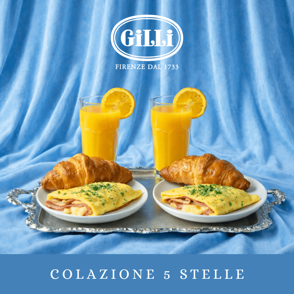 Colazione 5 Stelle - Gilli Firenze (2 Persone) - DELUXY