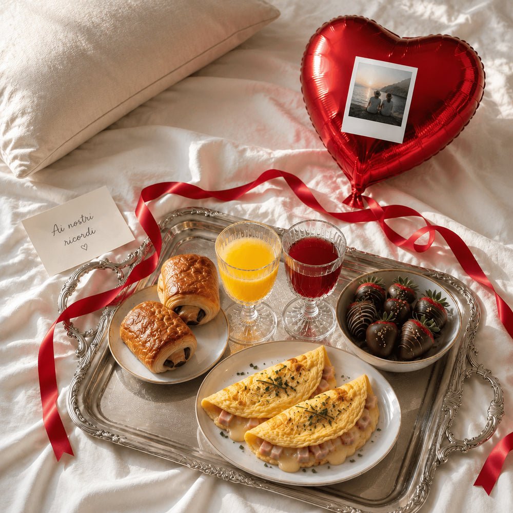 Colazione Dolce Rientro con Palloncino e Polaroid (2 persone) - DELUXY