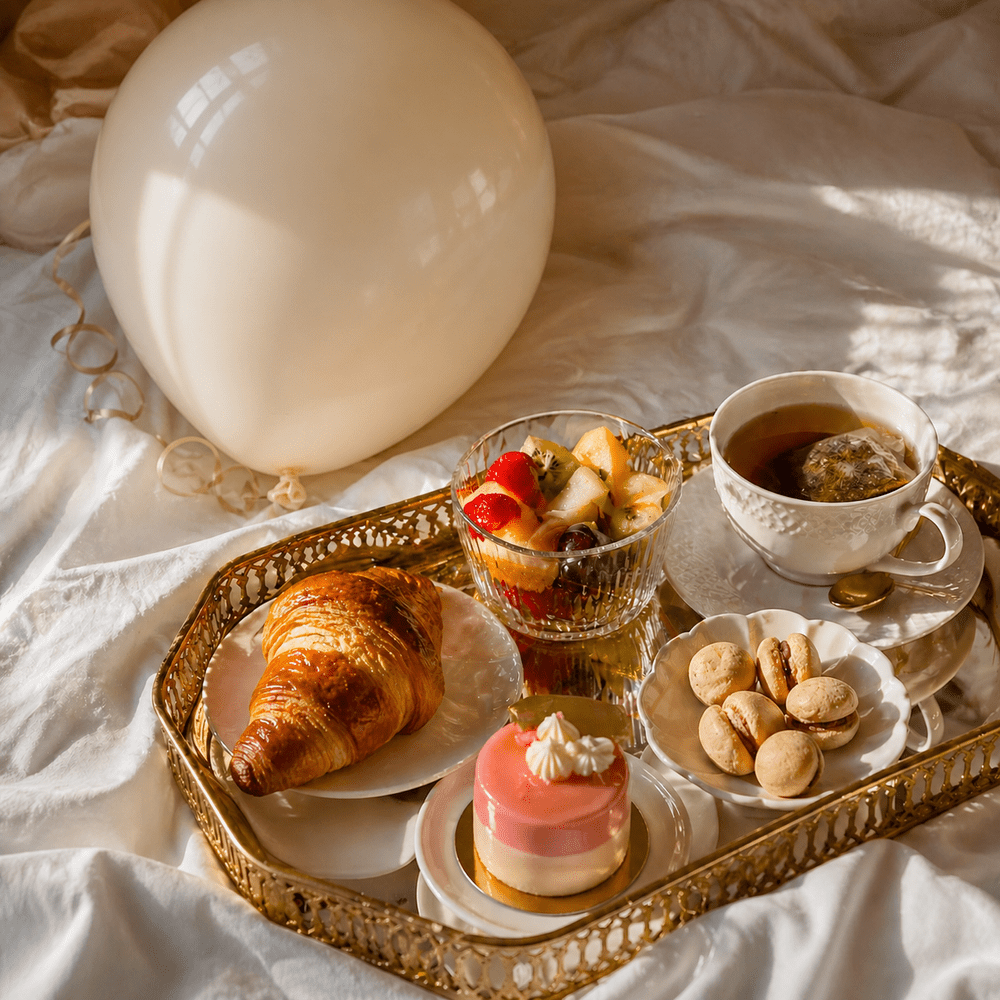 Colazione "Happy Birthday" con palloncino (2 Persone) - DELUXY