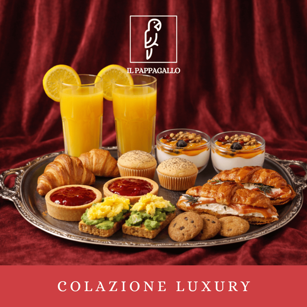 Colazione Luxury - Il Pappagallo Roma (2 Persone) – Gastronomia, Pasticceria Il Pappagallo x Deluxy