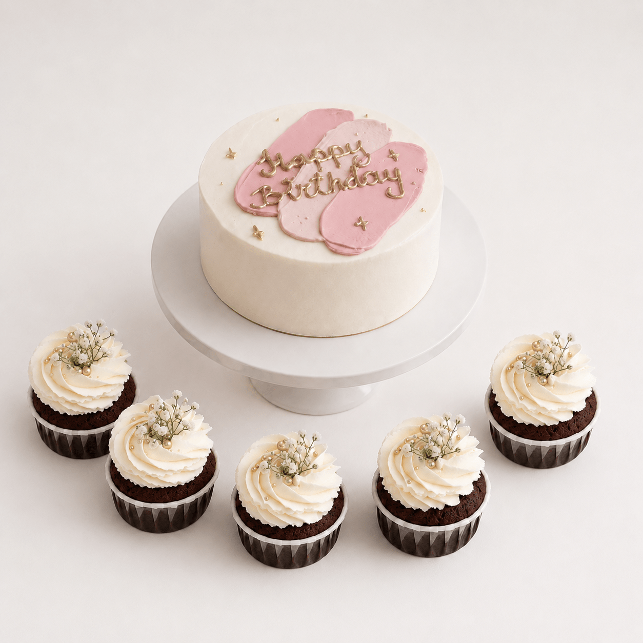 Elegant e cupcake pink - DELUXY