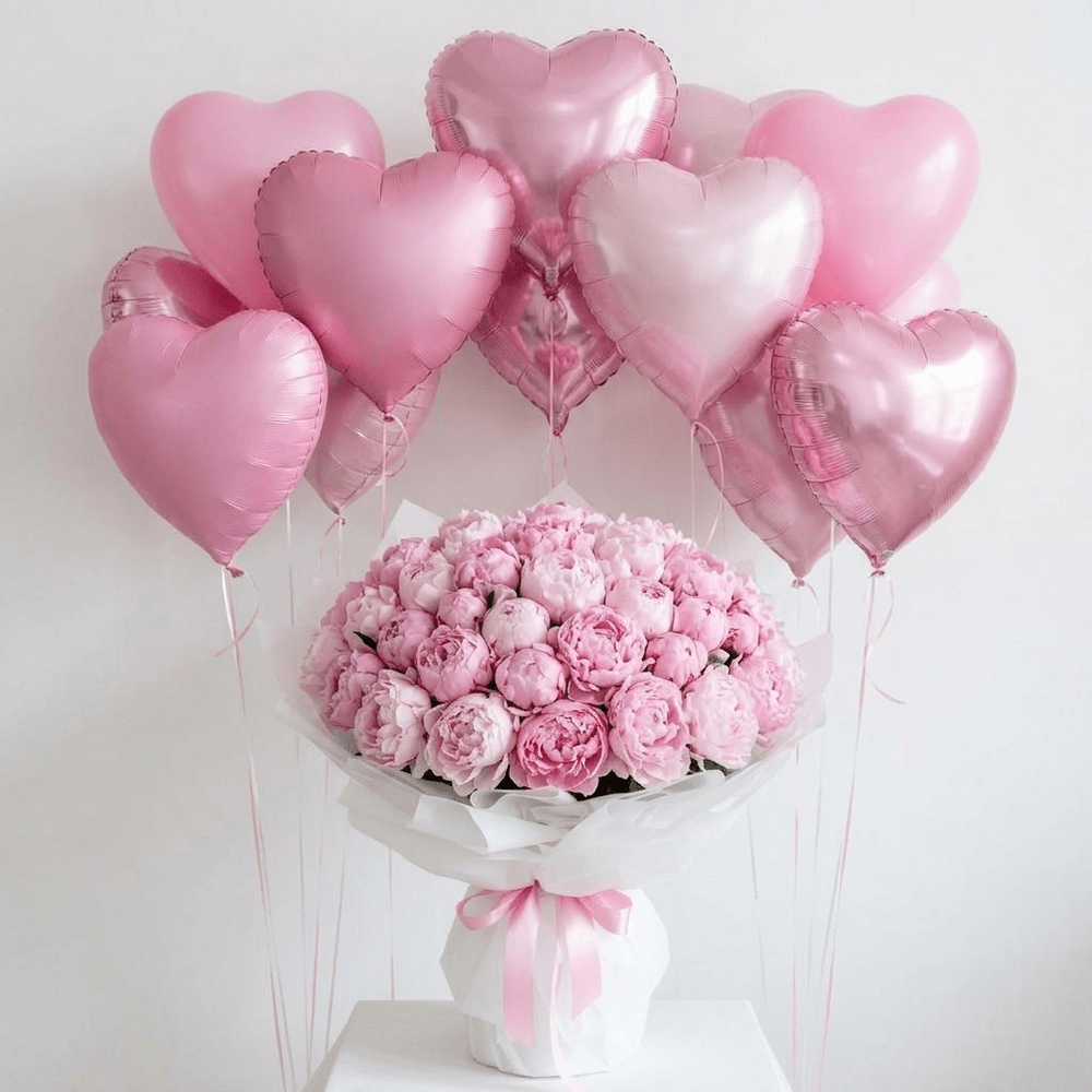 Festa della Mamma - Bouquet e Palloncini - DELUXY