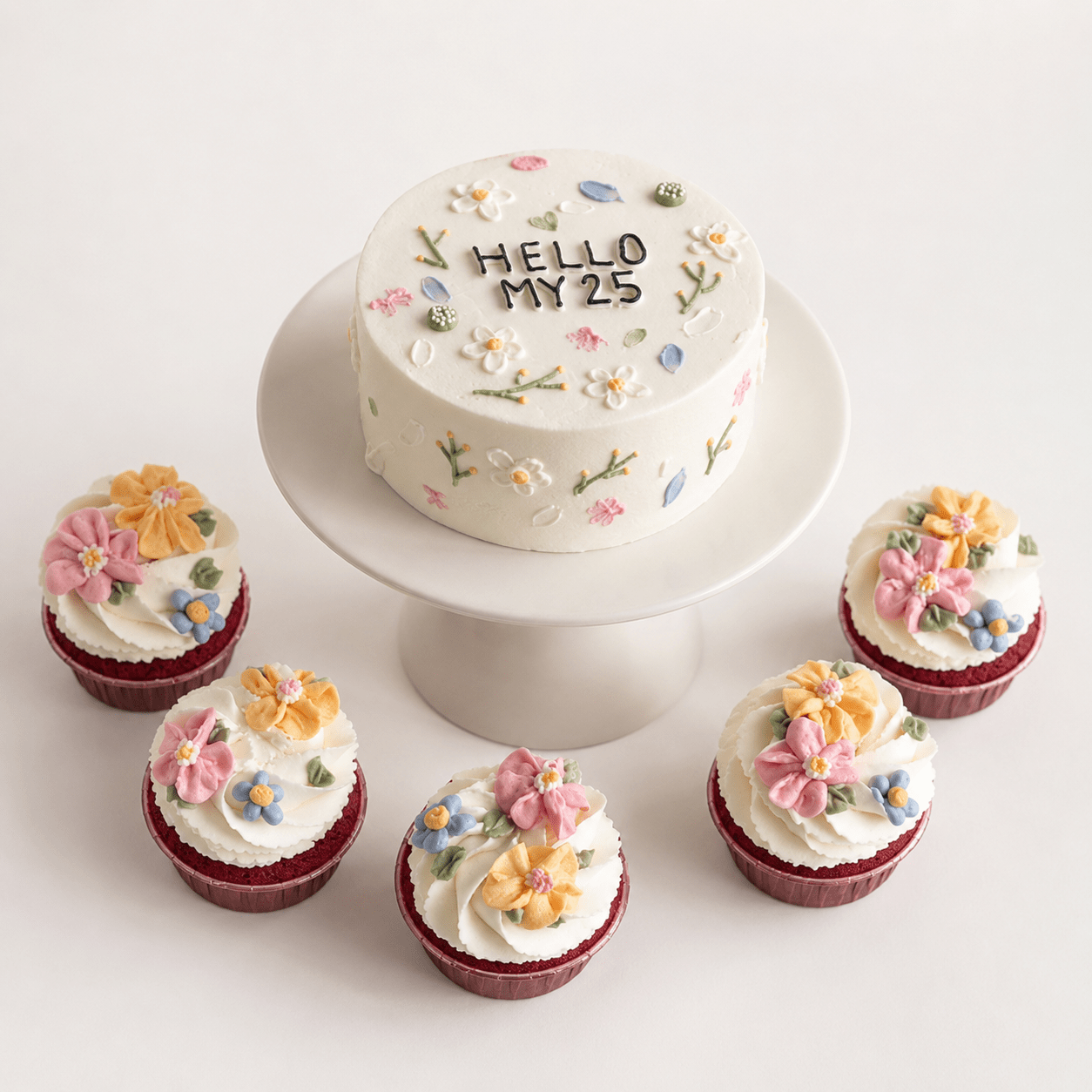 flower e cupcake - DELUXY