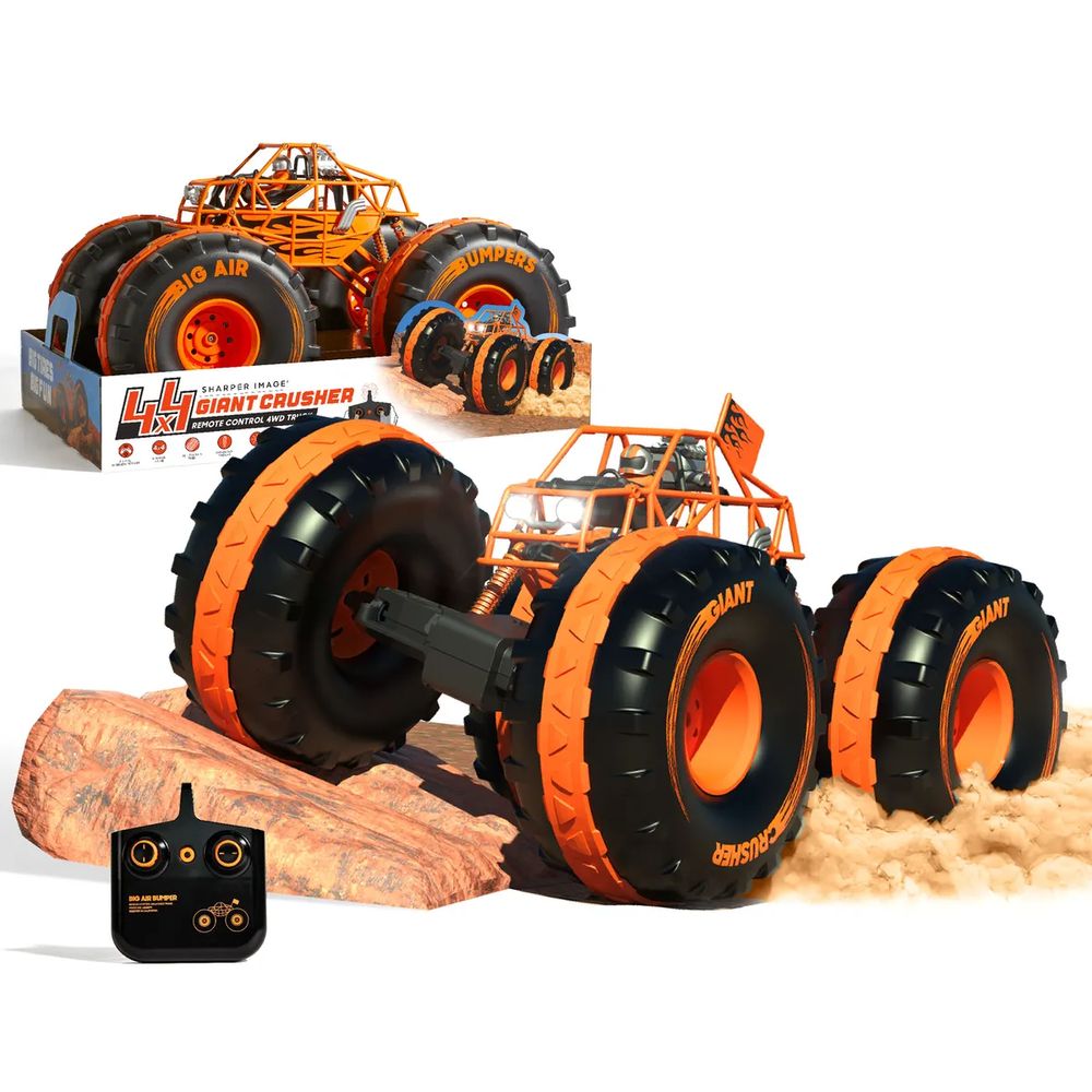 Fuoristrada 4×4 Giant Crusher Telecomandato - Sharper Image - DELUXY