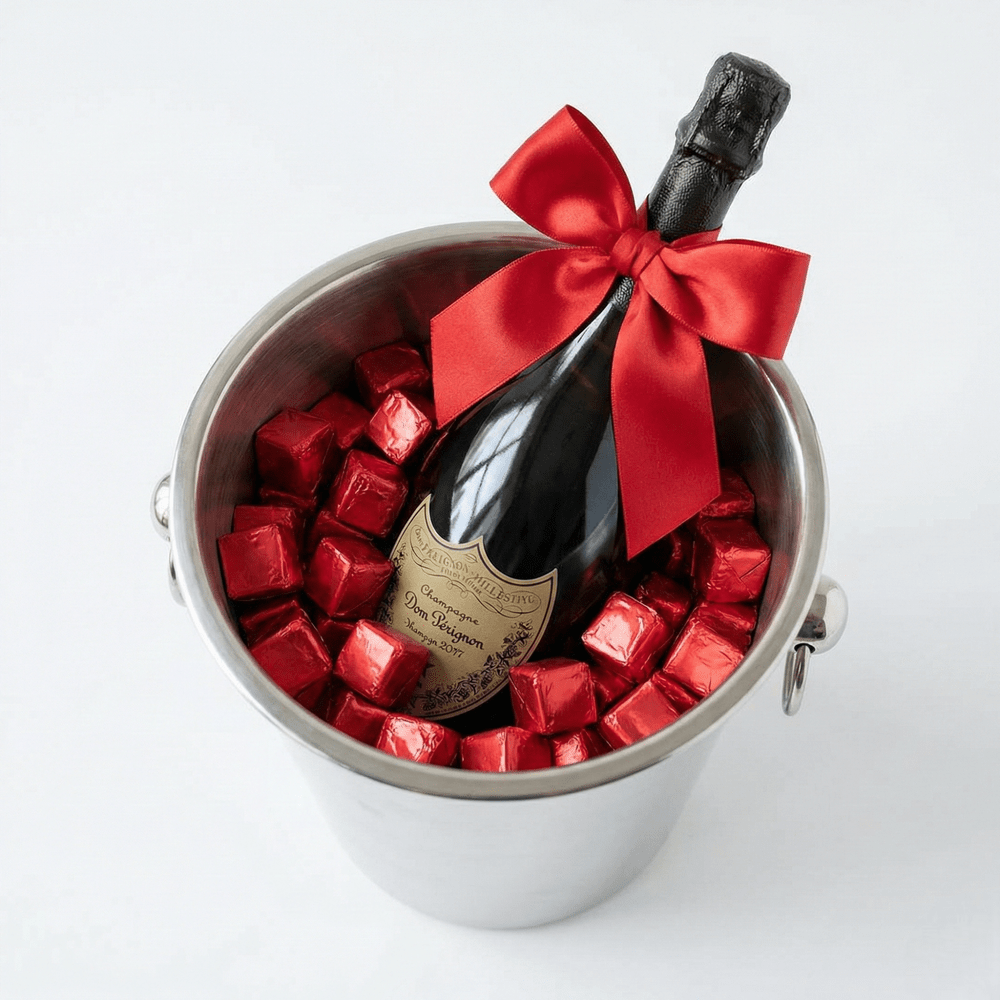 Glacette di Champagne e Cioccolatini - DELUXY