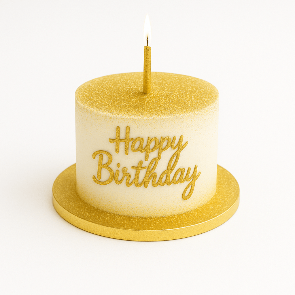 Glitter Blow Cake - DELUXY